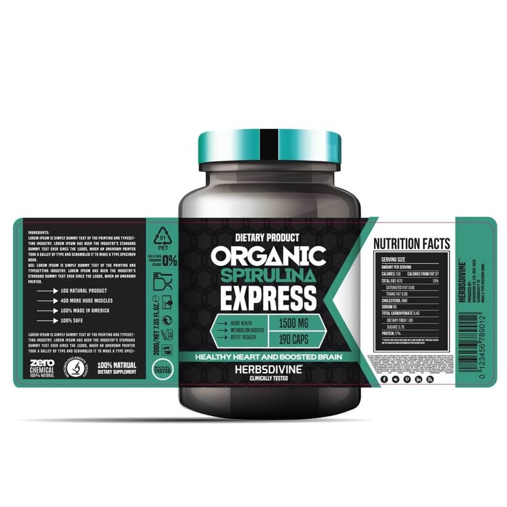 Body Powder Label